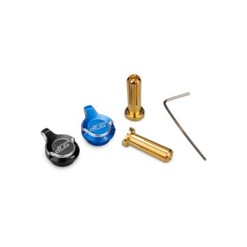 jConcepts Battery Plug Pull Set w/plugs 5mm Blue + Black (JC5029)