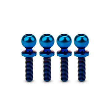 jConcepts JCI 5.5 x 10mm Revolved Ti Ball-Stud Blue 4pc (JC5134-1)