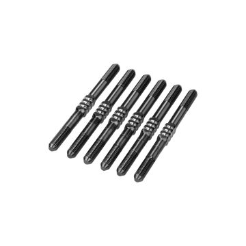 jConcepts RC10B7 3.5 x 48mm Fin Ti Turnbuckle Stealth Black (JC5136-2)