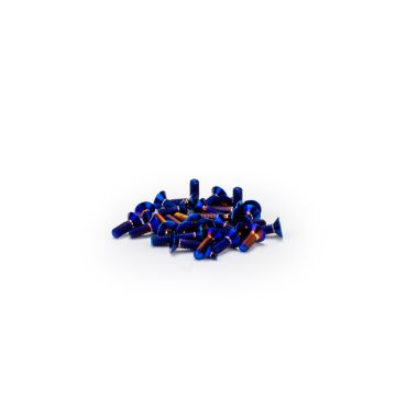 jConcepts RC10B7/D Titanium Screw Set Lower Blue (JC5139-1)