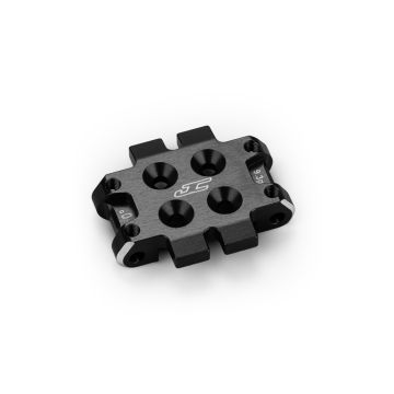 jConcepts RC10B7 Front Bulkhead 0 Deg (9.3g) Alloy - Black  (JC5182-2)