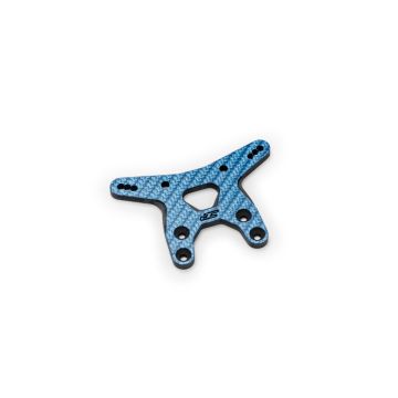 jConcepts RC10B7 Carbon Fiber Front Shock Tower - Blue (JC5187-1)