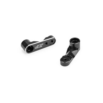 jConcepts RC10B7 Alloy Steering Bell Cranks Fits JC5209 Blk (JC5188-2)