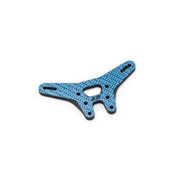 jConcepts RC10B7 Carbon Fiber Rear Shock Tower - Blue (JC5199-1)