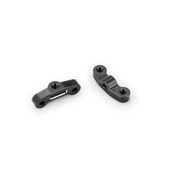 jConcepts RC10B7 Aluminum Rear Hub Link Mount - Black  (JC5202-2)