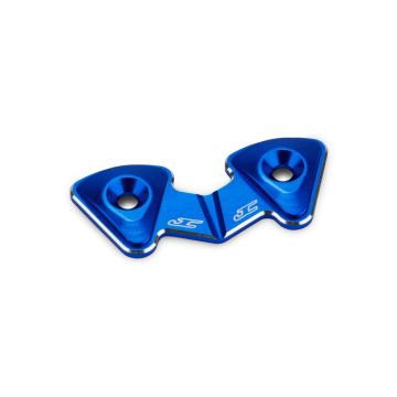 Jconcepts RC10B7 Aluminum 1 Piece Rear Wing Button - Blue (JC5203-1)