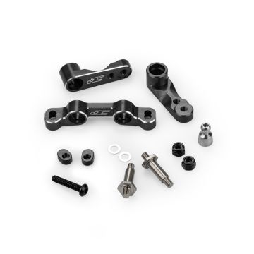 jConcepts RC10B7 | RC10B7D Steering Kit - Black (JC5209-2)