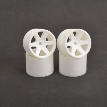 Contact RC  1/8th Stock Car Wheel - White (JSR)