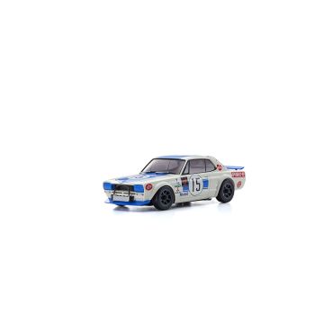 Kyosho Bodyshell Mini-Z NISSAN SKYLINE 2000GT-R (KPGC10) Racing 1972 #15 Blue (K.MZP472BL)