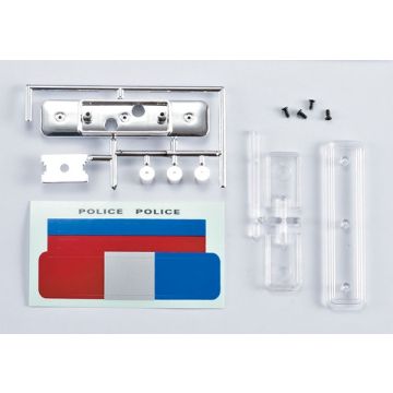 Killerbody Police Roof Warning Light W/O Led For 1:10 (KB48067)
