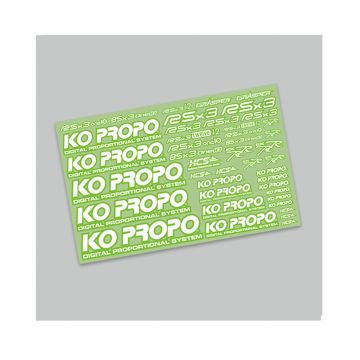 KO PROPO Decal Green (KO79071)