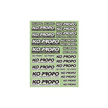 KO PROPO Decal Black/White (KO79072)
