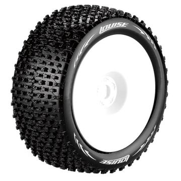 Louise RC T-Pirate 1:8 Fr/Rr Super Soft 1/2" Offset White (L-T3134VWH)