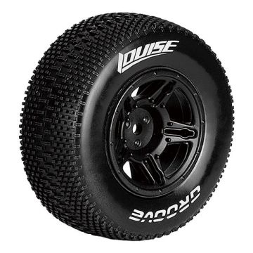 Louise RC SC-Groove 1:10 Rr Super Soft Slash Rr , Slash 4x4 Black (L-T3146VBTR)