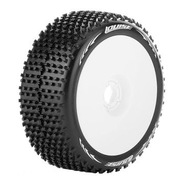 Louise RC B-Hornet 1:8 Fr/Rr Super Soft Hex 17mm White (L-T3150VW)