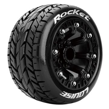 Louise RC ST-Rocket 1:16 Soft Black Trx 1:16 E-Revo Fr & R (L-T3188SB)