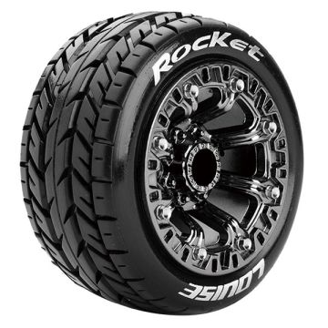 Louise RC ST-Rocket 1:16 Soft Spoke Black Chrome (L-T3188SBC)