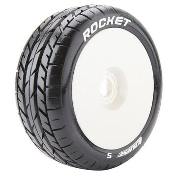 Louise RC B-Rocket 1:8 Fr/Rr Soft Hex 17mm White (L-T3190SW)