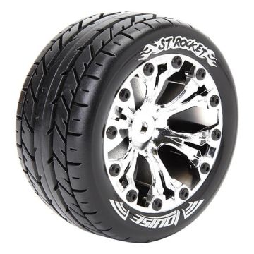 Louise RC ST-Rocket 1:10 Soft Hex 14mm Black Chrome Arrma Granite (L-T3208SBCM)