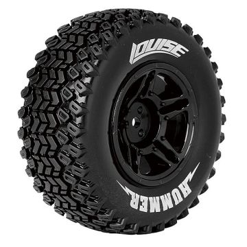 Louise RC SC-Hummer 1:10 Fr/Rr Soft Arrma Senton 6S Hex 17 Black (L-T3224SBM)