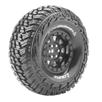 Louise RC CR-Griffin 1:10 Super Soft Black Hex 12mm (L-T3230VB)