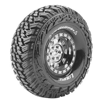 Louise RC CR-Griffin 1:10 Super Soft Black Chrome Hex 12mm (L-T3230VBC)