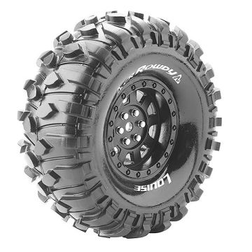 Louise RC CR-Rowdy 1:10 Super Soft Black Hex 12mm (L-T3233VB)