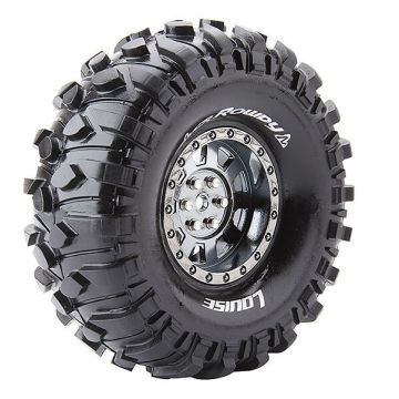 Louise RC CR-Rowdy 1:10 Super Soft Black Chrome Hex 12mm (L-T3233VBC)