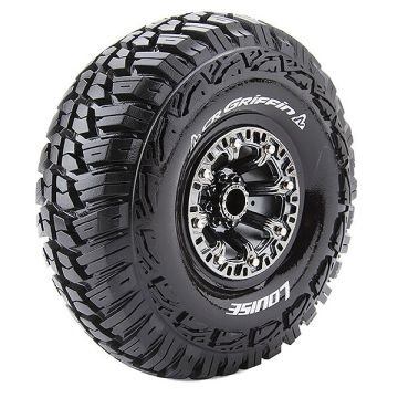 Louise RC CR-Griffin 1:10 Su Persoft Black Chrome Hex 12mm (L-T3235VBC)