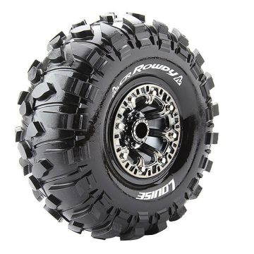 Louise RC CR-Rowdy 1:10 Super Soft Black Chrome Hex 12mm (L-T3238VBC)