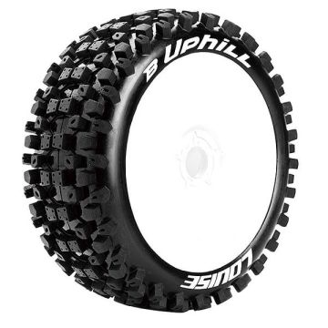 Louise RC B-Uphill 1:8 Fr/Rr Soft Hex 17mm White (L-T3271SW)