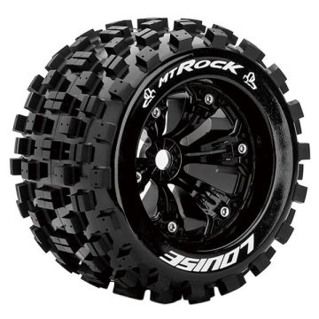 Louise RC MT-Rock 1:8 Sport 1 /2 Offset Black EP E-Revo Fr & (L-T3277BH)