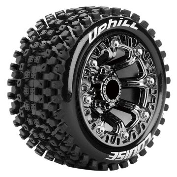 Louise RC ST-Uphill 1:16 Soft Spoke Black Chrome Trx 1:16 E (L-T3279SBC)