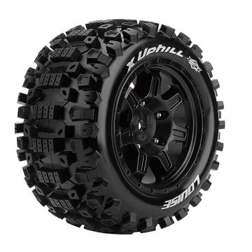 Louise RC X-Uphill Black Mounted X-Maxx Hex 24mm (L-T3297B)