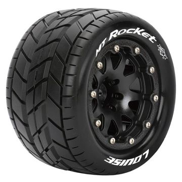 Louise RC MT-Rocket 1:10 Soft Bead-Lock/0 Offset Hex 12mm Black (L-T3307SB)