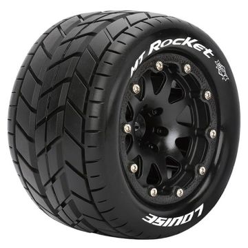 Louise RC MT-Rocket 1:10 Soft Bead-Lock/1/2 Offset Hex 12mm Black (L-T3307SBH)