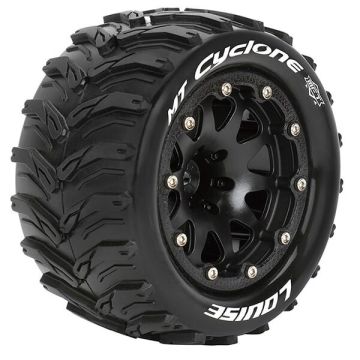 Louise RC MT-Cyclone 1:10 Soft Hex 14mm Black Arrma Granite Black (L-T3310SBM)