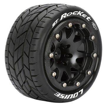 Louise RC ST-Rocket 1:10 Soft Bead-Lock/0 Offset Hex 12mm Black (L-T3311SB)