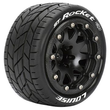 Louise RC ST-Rocket 1:10 Soft Bead-Lock/1/2 Offset Hex 12mm Black (L-T3311SBH)