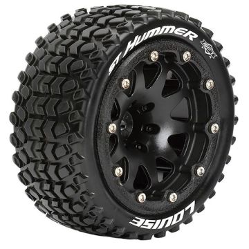 Louise RC ST-Hummer 1:10 Soft Bead-Lock/1/2 Offset Hex 12mm Black (L-T3314SBH)