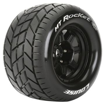 Louise RC MT-Rocket 1:8 Sport 0" Offset Hex 17mm Black (L-T3320B)
