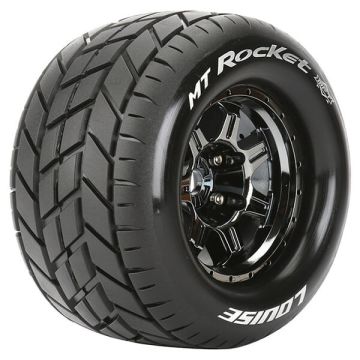 Louise RC MT-Rocket 1:8 Sport 0" Offset Hex 17mm Black Chrome (L-T3320BC)