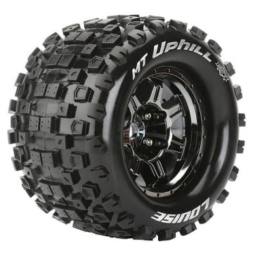 Louise RC MT-Uphill 1:8 Sport 0" Offset Hex 17mm Black Chrome (L-T3322BC)