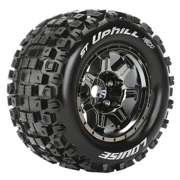Louise RC ST-Uphill 1:8 Sport 0" Offset Hex 17mm Black Chrome (L-T3326BC)
