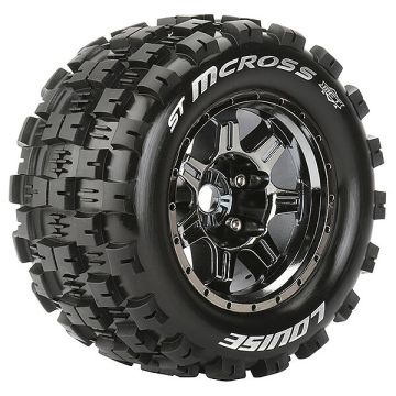 Louise RC ST-MCRoss 1:8 Sport 1/2" Offset Hex 17mm Black Chrome (L-T3327BCH)