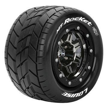 Louise RC MT-Rocket T-Maxx Soft 1/2" Offset Hex 17mm Black Chrome (L-T3328SBC)