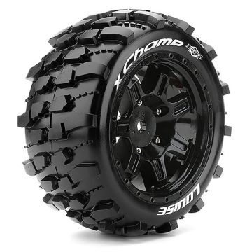 Louise RC X-Champ Black Xmaxx Mounted 24mm Hex (L-T3349B)