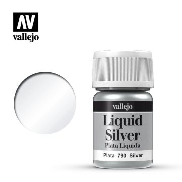 AV Vallejo Model Color 35ml - Silver (Alcohol Based) (VAL790)