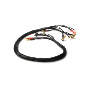LRP Charging Lead 2x2S 60cm - 4mm, XH -4/5mm - 2mm (LRP65808)