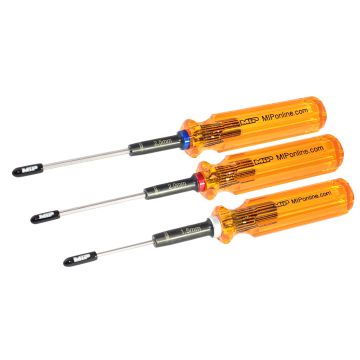 MIP Hex Driver Set GEN 2, Metric 1.5mm, 2.0mm, & 2.5mm  (MP9602)